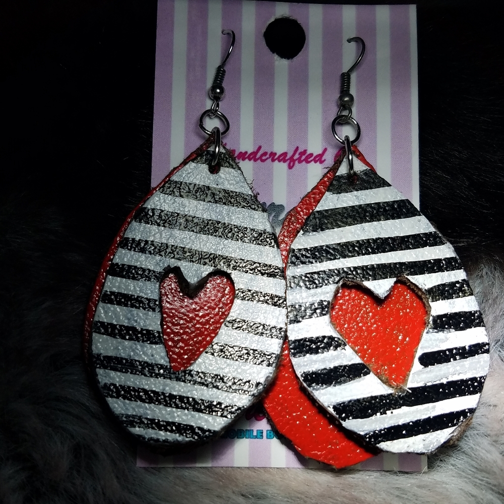 HandCrafted Leather Earrings